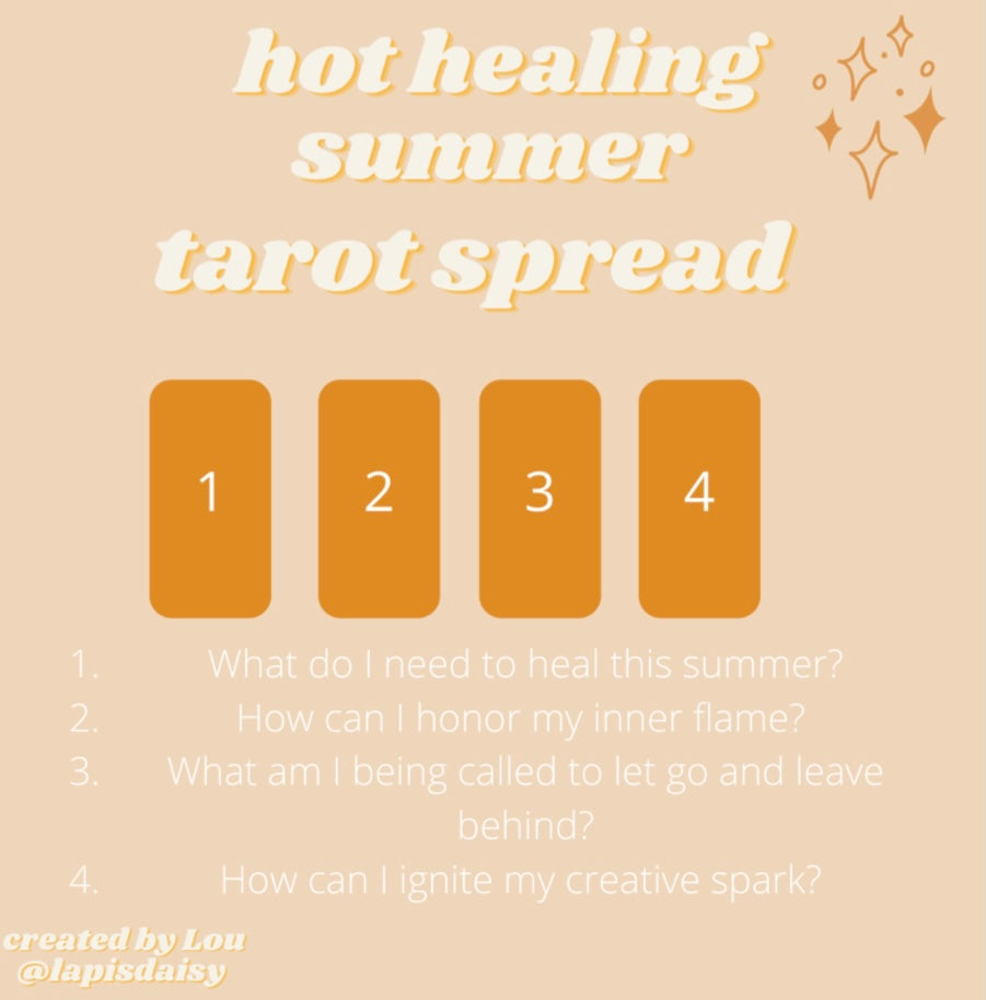 Hot Healing Summer Tarot Tips